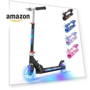 Light Up Kick Scooter — Push Scooters, TONBUX