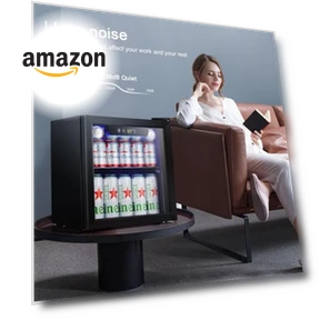 Mini Fridge Cooler — Drink Coolers, Antarctic Star