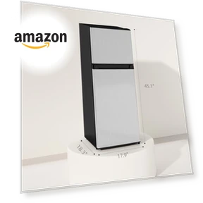 Mini Fridge with Freezer — Mini Fridges, HOMCOM