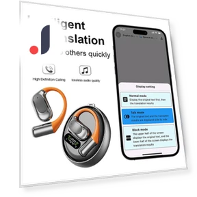 Real-Time Translation Earbuds — Language Translators, Good Household Items