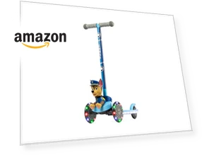 Self-Balancing 3 Wheeled Scooter with Light Up Wheels & Deck — Push Scooters, Voyager
