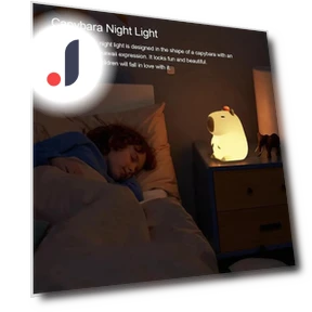 Silicone LED Capybara Night Light — Night Lights, For Season