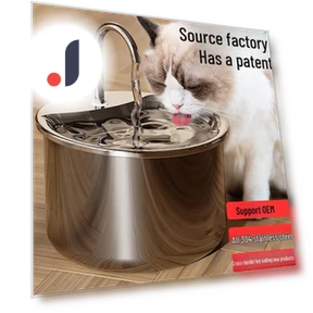 Smart Stainless Steel Pet Water Fountain — Fountains, TrendVibeCN