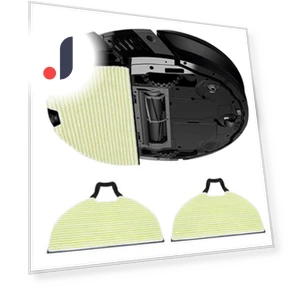 Сменные швабры Ткань для швабры робота-пылесоса — Parts & Accessories, Jiyuge