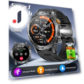 Super Capacity Battery Men Smart Watch — Smartwatches, LIGE