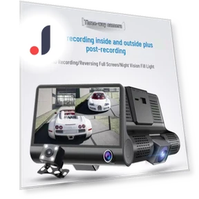 Touchscreen Car DVR — Rearview Cameras for Cars, Global Finds