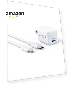 USB C Charger Block with Lightning Cable — Chargers, Anker