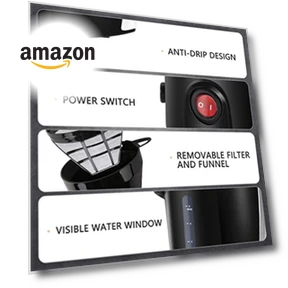 4 Cup Coffee Maker — Brewing Excellence, Aigostar