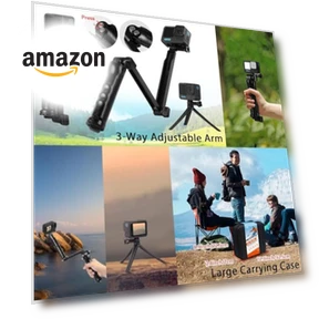 Action Camera Accessories Kit — Wearable Cameras, HONGDAK