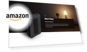 Air Purifier with True HEPA, PlasmaWave and Odor Reducing Washable AOC Carbon Filter — Activated Carbon Air Purifiers, Winix
