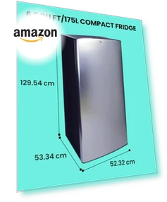 Compact Refrigerator with Freezer — Mini Fridges, Koolatron
