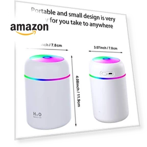 Cool Mist Portable Mini Humidifiers — Air Moisturizers, Mudder