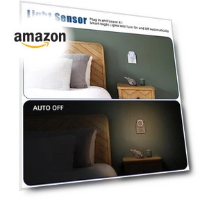 Dimmable Night Light with Dust to Dawn Sensor — Night Lights, EHENMALOM