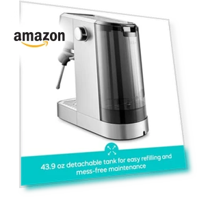 Espresso Machine with Steam Milk Frother — Coffee & Espresso Combos, CASABREWS