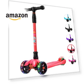 Kick Scooter with Light-Up Wheels — Push Scooters, Allek