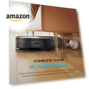 Robot Vacuum and Mop Combo — Smart Cleaning Robots, LWbrazl