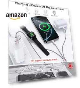 3-in-2 Multi Charging Cable — Charging Solutions, Temdan