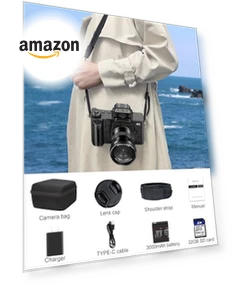 4K Digital Camera for Photography — Camcorder, banflower