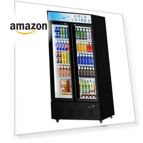 Commercial Beverage Refrigerator with Glass Door — Drink Coolers, ECEVT