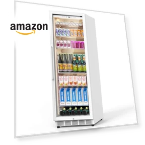 Commercial Display Refrigerator with Glass Door — Drink Coolers