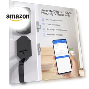 Deadbolt Smart Lock with Handle Set — Padlocks & Hasps, WiseGear