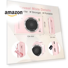 Digital Camera with 128GB Card — Compact Digital Cameras, ZHIXJIA