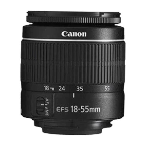 DSLR Camera with 18-55mm Lens and Accessories, Canon