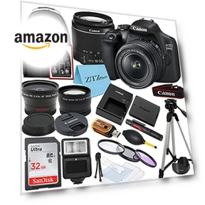 DSLR Camera with Lens and Accessories Bundle — Professional DSLR Cameras, Canon
