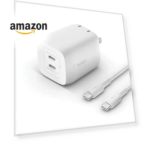 Dual USB-C GaN Wall Charger — Chargers, Belkin
