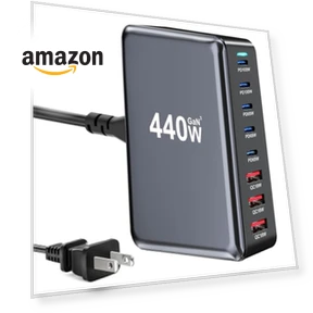Fast USB C GAN Charger Block 8 Port Charging Station — Chargers, Shenzhen Jiuzhou Amazon Industrial Co. Ltd
