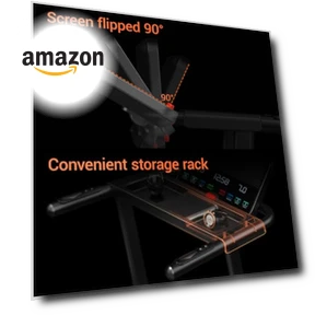 Folding Treadmill with Heart Rate Sensor — Treadmills, LONTEK