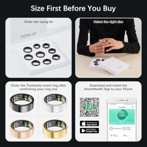 Health Tracker Ring — Smart Ring, Tiantianka