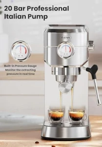 Professional Espresso Maker with Milk Frother — Coffee Maker, Gevi