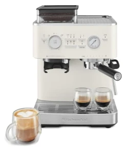 Semi Automatic Espresso Machine with Burr Grinder — Coffee Maker, KitchenAid