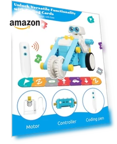 STEM Card & Pen Coding Robot Kit for Kids — Construction Kits, Whalesbot