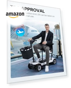 Ultra Lightweight Mobility Scooter — Push Scooters, PAISEEC