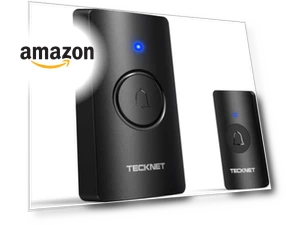Wireless Doorbell — Push Buttons, TECKNET