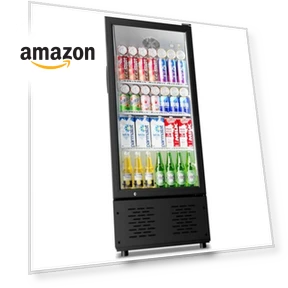 Commercial Beverage Refrigerator and Cooler with Glass Door — Drink Coolers, ECEVT