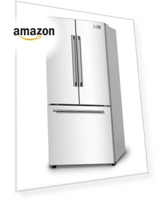 French Door Refrigerator with Built-in Ice Maker — Cooling Solutions, BLACK+DECKER
