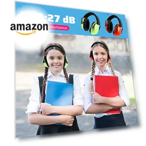 Kids Ear Protection Noise Cancelling Headphones — On-Ear Headphones, Amylove