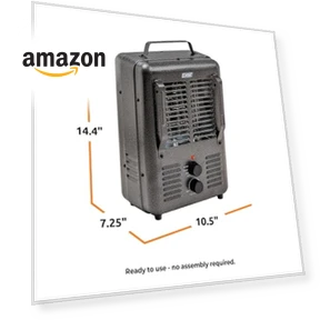 Portable Milkhouse Style Utility Space Heater — Portable Heating Solutions, EZ-HEAT