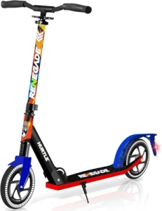 Lightweight and Foldable Kick Scooter - Adjustable for Teens and Adults, Alloy Deck with High Impact Wheels, Hurtle
