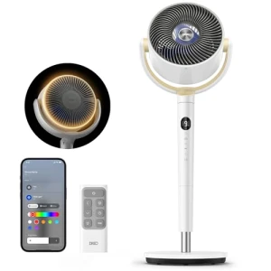 Smart Pedestal Fan with RGB Light, Dreo