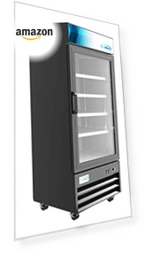 Commercial Glass 1 Door Display Refrigerator Merchandiser — Drink Coolers, KoolMore