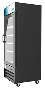 Commercial Glass 1 Door Display Refrigerator Merchandiser, KoolMore