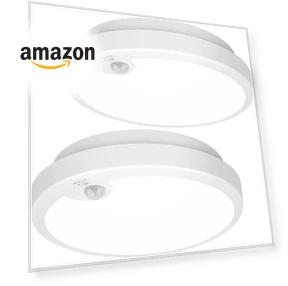 Motion Sensor LED Ceiling Light — Overhead Lighting, Brightever