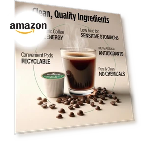 Organic Perfect Dark Roast Decaf Coffee Pod — Coffee, VitaCup