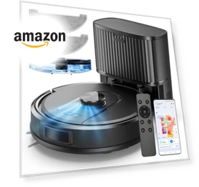 Robot Vacuum and Mop with Self-Emptying — Smart Cleaning Robots, PSUK