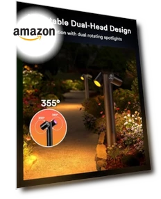Smart Pathway Light Pro — Outdoor Security & Flood Lighting, Lumary