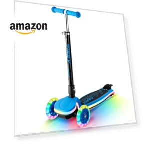 3-Wheel Light-Up Kids Scooter — Ride-On Toys, ZIFFY